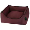Image de Lit confort carré pour chien Nobby Pet Eco Esat Rouge 80x70x23 cm 61849