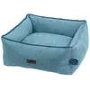 Image de Panier confort carré pour chien Nobby Pet Linou Bleu 75x60x23 cm 61918
