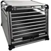 Image de Cage de transport de voiture pour chien aluminium Nobby Pet Round Corner Gris 85x65x65 cm 62326