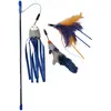 Image de Canne à pêche pour chat avec peluche Nobby Pet Bleu 76 cm 63965