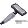 Image de Brosse pour chien carde démêloir Nobby Pet Starline Gris M 68215