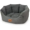 Image de Panier confort ovale pour chien Nobby Pet Josi Gris 55x50x21 cm 70758