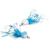 Image de Jouet peluche pour chat souris avec plume, herbe à chat Nobby Pet Bleu 5 cm 71953