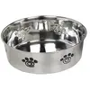 Image de Gamelles pour chien en inox antidérapante Nobby Pet Heavy Spiral Argenté 2,7 L 73467