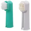 Image de Brosse de doigts pour chien Nobby Pet (x2) Vert TU 74883