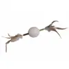 Image de Jouet pour chat bâton de matatabi avec boule hochet Nobby Pet Blanc 9,5x28 cm 80303