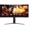 Image de AOC G4 CU34G4Z, 86,4 cm (34'), 3440 x 1440 pixels, Wide Quad HD, LED, 1 ms, Noir, Rouge