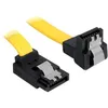 Image de Delock SATA 6 Go/s Câble haut coudé vers le bas 20 cm jaune
