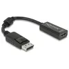 Image de Delock 61849 Adaptateur DisplayPort 1.1 mâle - HDMI femelle passif noir