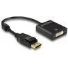 Image de Delock Adaptateur DisplayPort 1.2 mâle - DVI femelle 4K actif noir
