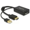 Image de Delock 62667 Adaptateur HDMI-A mâle - DisplayPort 1.2 femelle noir