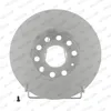 Image de Disque de frein FERODO DDF1224C arrière, plein, 2 pièce