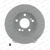 Image de Disque de frein FERODO DDF122C arrière, plein, 2 pièce