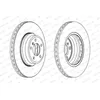 Image de Disque de frein FERODO DDF1701C-1 avant, ventilé, 1 pièce