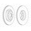 Image de Disque de frein FERODO DDF1503C arrière, ventilé, 2 pièce