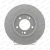 Image de Disque de frein FERODO DDF2200C arrière, plein, 2 pièce