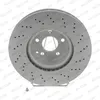 Image de Disque de frein FERODO DDF1120C-1 avant, ventilé, perforé, 1 pièce