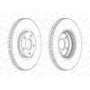 Image de Disque de frein FERODO DDF1724C avant, ventilé, 2 pièce