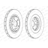 Image de Disque de frein FERODO DDF1727C avant, ventilé, 2 pièce