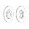 Image de Disque de frein FERODO DDF1726C avant, ventilé, 2 pièce