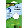 Image de Points de colle pastilles adhésives double-face Scotch - invisibles - paquet de 64
