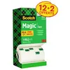 Image de Tour de 14 rouleaux de Scotch Magic 810 invisible - 19 mm x 33 m
