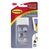 Image de Blister de 8 languettes de fixation Command Post-it pour tableau - grand modèle blanc - poids max 7,2 Kg