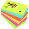 Image de Notes Post-it coloris assortis Energie - 76 x 127 mm de 100 feuilles - lot de 6