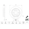 Image de Disque de frein BOSCH 0 986 479 E95 arrière, plein, 1 pièce
