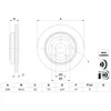 Image de Disque de frein BOSCH 0 986 479 G84 arrière, ventilé, à haute teneur en carbone, 1 pièce