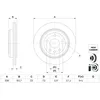 Image de Disque de frein BOSCH 0 986 479 G87 arrière, ventilé, à haute teneur en carbone, 1 pièce