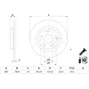 Image de Disque de frein BOSCH 0 986 479 G90 arrière, plein, 1 pièce