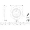 Image de Disque de frein BOSCH 0 986 479 H01 arrière, plein, à haute teneur en carbone, 1 pièce