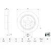 Image de Disque de frein BOSCH 0 986 479 H27, 1 pièce
