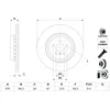 Image de Disque de frein BOSCH 0 986 479 G99 arrière, ventilé, à haute teneur en carbone, 1 pièce
