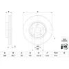 Image de Disque de frein BOSCH 0 986 479 G67 avant, ventilé, à haute teneur en carbone, 1 pièce