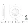 Image de Disque de frein BOSCH 0 986 479 G91 avant, ventilé, 1 pièce