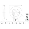 Image de Disque de frein BOSCH 0 986 479 G95 avant, ventilé, à haute teneur en carbone, 1 pièce
