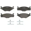 Image de Jeu de plaquettes de frein BOSCH 0 986 494 057, avant