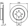 Image de Disque de frein BOSCH 0 986 478 836 arrière, plein, 1 pièce