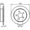 Image de Disque de frein BOSCH 0 986 478 487