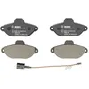 Image de Jeu de plaquettes de frein BOSCH 0 986 494 115, avant
