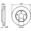Image de Disque de frein BOSCH 0 986 478 486