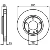 Image de Disque de frein BOSCH 0 986 478 890 avant, ventilé, 1 pièce