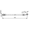 Image de Flexible de frein BOSCH 1 987 481 456