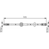 Image de Flexible de frein BOSCH 1 987 481 482