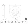 Image de Disque de frein BOSCH 0 986 479 641, 1 pièce
