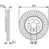 Image de Disque de frein BOSCH 0 986 479 A24