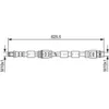 Image de Flexible de frein BOSCH 1 987 481 589