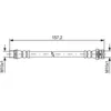 Image de Flexible de frein BOSCH 1 987 481 624